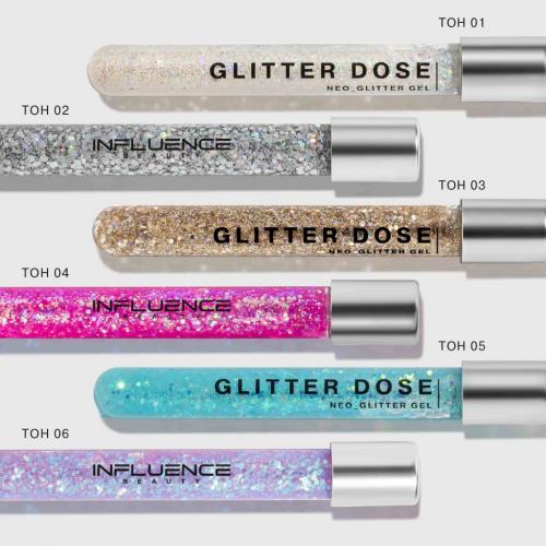 Инфлюенс Бьюти Глиттер на гелевой основе Glitter Dose, 7 мл (Influence Beauty, Глаза), фото-6