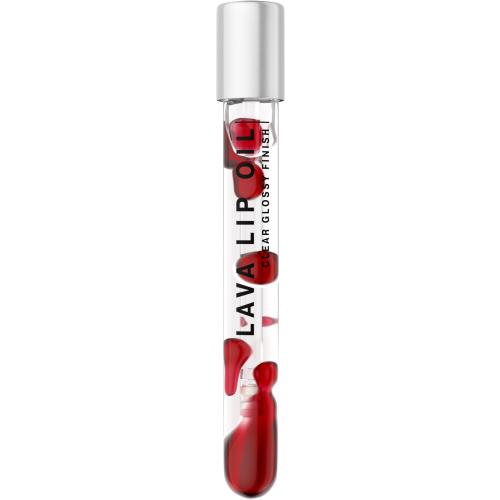 Инфлюенс Бьюти Увлажняющее двухфазное масло для губ Lava Lip Oil, тон 01: прозрачный темно-красный, 6 мл (Influence Beauty, Губы), фото-2