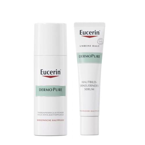 Эуцерин Набор для проблемной и жирной кожи (сыворотка 40 мл + крем 50 мл) (Eucerin, DermoPure)
