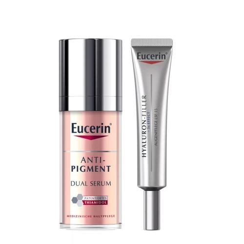 Эуцерин Набор для ухода за кожей (крем для кожи вокруг глаз 15 мл + сыворотка 30 мл) (Eucerin, Anti-Pigment)