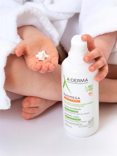 Адерма Смягчающий крем для лица и тела, 400 мл (A-Derma, Exomega Control), фото-8