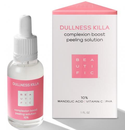 Бьютифик Всесезонный пилинг Dullness Killa с миндальной и PHA-кислотами, 30 мл (Beautific, Face)