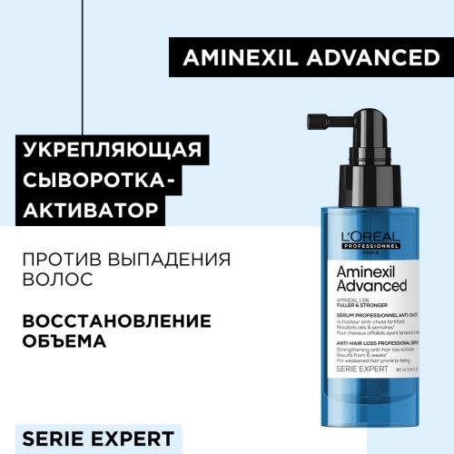 Лореаль Профессионель Сыворотка-активатор Aminexil Advanced для ослабленных волос против выпадения, 90 мл (L'Oreal Professionnel, Уход за волосами, Scalp Care), фото-4