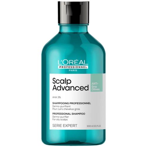 Лореаль Профессионель Шампунь Scalp Advanced для жирных волос, 300 мл (L'Oreal Professionnel, Уход за волосами, Scalp Care)