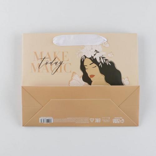 Пакет ламинированный «Только сейчас» 22 × 17,5 × 8 см (Подарочная упаковка, Пакеты), фото-4