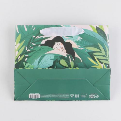 Пакет ламинированный «Момент» 22 × 17,5 × 8 см (Подарочная упаковка, Пакеты), фото-4