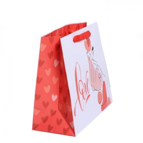 Пакет ламинированный «Люблю» ML 23 × 27 × 11,5 см (Подарочная упаковка, Пакеты)