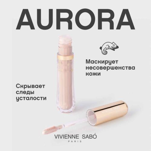 Вивьен Сабо Консилер Aurora со светоотражающими частицами, средней плотности, 4,5 мл  (Vivienne Sabo, Лицо), фото-4