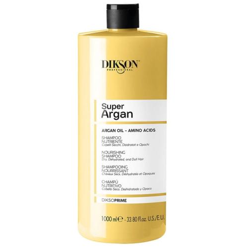 Диксон Питательный шампунь с маслами арганы и макадамии для сухих волос Shampoo Nourishing, 1000 мл (Dikson, DiksoPrime, Super Argan)