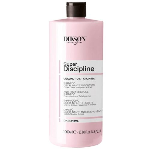 Диксон Шампунь с кокосовым маслом для пушистых волос Shampoo Anti-frizz Discipline, 1000 мл (Dikson, DiksoPrime, Super Discipline)