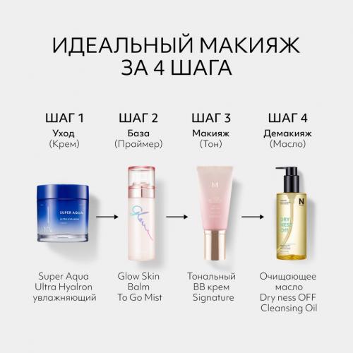 Миша Тональный BB крем &quot;Шелковистое сияющее покрытие&quot; Signature Real EX SPF30/PA++, 45 мл (Missha, Foundation), фото-7