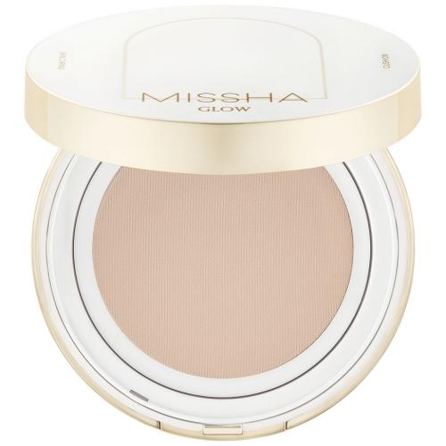 Миша Тональный кушон &quot;Прозрачное свечение&quot; Glow Cushion SPF40 PA++, 14 г (Missha, Foundation)