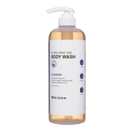 Мизон Гель для душа с экстрактом голубики Body Wash Blueberry, 800 мл (Mizon, My Relaxing Time)