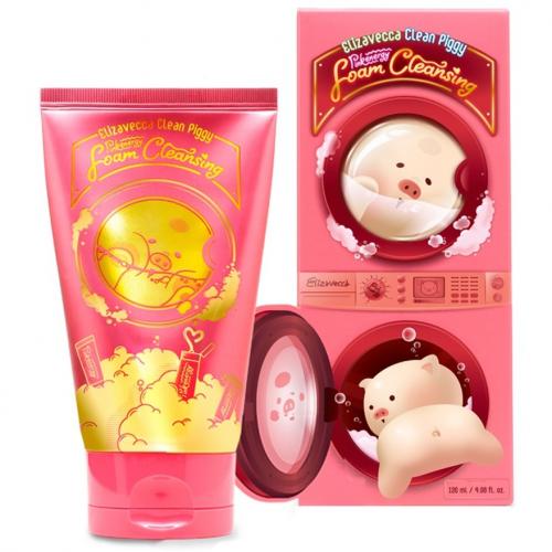 Елизавекка Пенка для умывания Clean Piggy Pinkenergy Foam Cleansing, 120 мл (Elizavecca, Cleansing &Peeling)