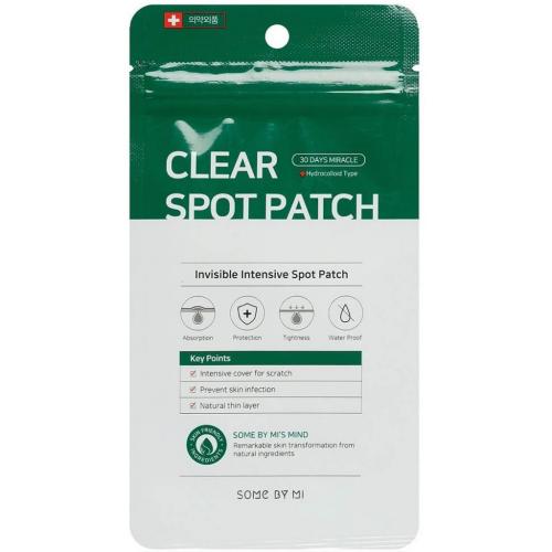 Сам Бай Ми Точечные патчи для лица против акне Clear Spot Patch, 18 шт (Some By Mi, AHA-BHA-PHA 30 Days Miracle)