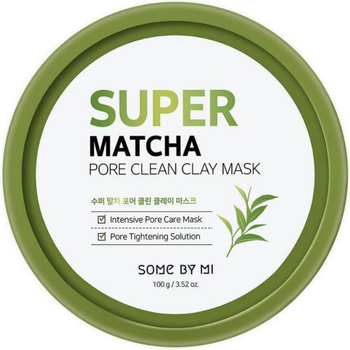 Сам Бай Ми Очищающая глиняная маска с экстрактом чая матча Pore Clean Clay Mask, 100 г (Some By Mi, Super Matcha)