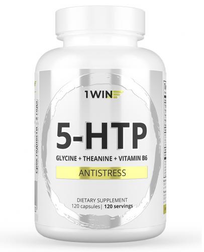 1Вин  5-HTP с глицином, l-теанином и витаминами группы B, 120 капсул (1Win, Aminoacid)