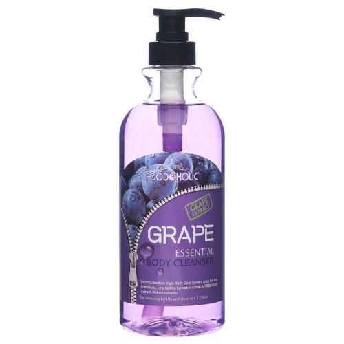 Фуд Эй Холик Гель для душа с экстрактом Винограда Essential Body Cleanser Grape, 750 мл (Food A Holic, Body)