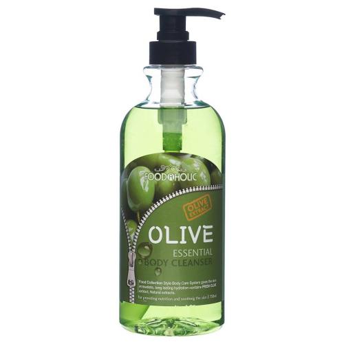 Фуд Эй Холик Гель для душа с экстрактом оливы Essential Body Cleanser Olive, 750 мл (Food A Holic, Body)