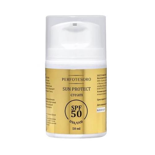 Перфотесоро Солнцезащитный крем SPF 50 для лица и тела, 50 мл (Perfotesoro, )