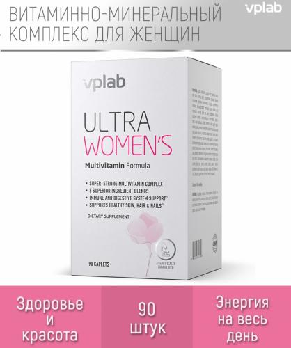 ВПЛаб Мультивитаминный комплекс для укрепления женского организма, 90 таблеток (VPLab, Ultra Women's), фото-2