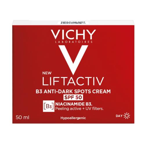 Виши Дневной крем с витамином B3 против пигментации Collagen SPF 50, 50 мл (Vichy, Liftactiv), фото-10