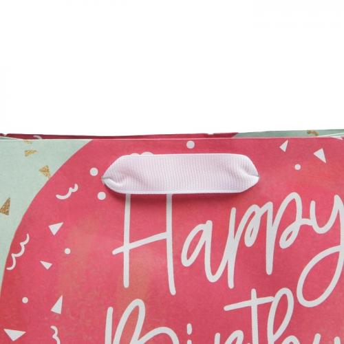 Пакет крафтовый вертикальный «С твоим днём» 18 × 23 × 8 см (Подарочная упаковка, Пакеты), фото-3