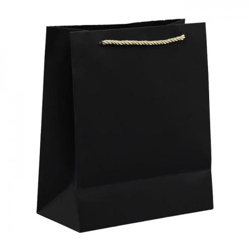 Пакет подарочный Happy Birthday чёрный крафт 23 × 27 × 11,5 см  (Подарочная упаковка, Пакеты), фото-2