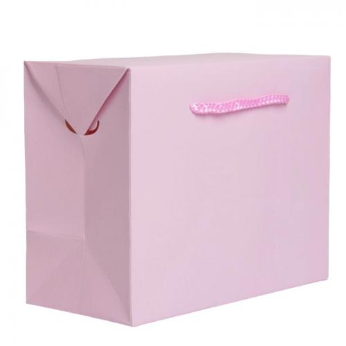 Пакет-коробка «Розовый» 23 × 18 × 11 см (Подарочная упаковка, Пакеты), фото-2