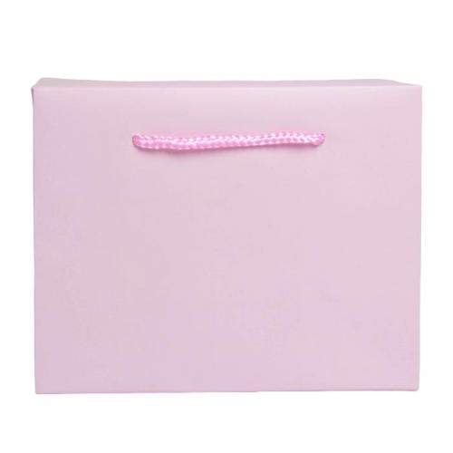 Пакет-коробка «Розовый» 23 × 18 × 11 см (Подарочная упаковка, Пакеты), фото-3