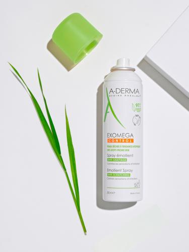 Адерма Смягчающий спрей-эмолент для лица и тела 0+, 200 мл (A-Derma, Exomega Control), фото-9
