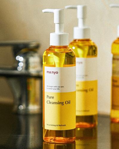 Маньо Гидрофильное масло для глубокого очищения кожи лица Cleansing Oil, 200 мл (Manyo, Pure), фото-2