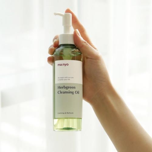 Маньо Гидрофильное масло на основе комплекса трав Cleansing Oil, 200 мл (Manyo, Herb Green), фото-6