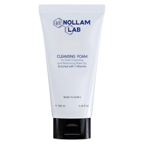 Ноллам Лаб Пенка для ежедневного очищения и снятия макияжа, обогащенная 7 витаминами, 100 мл (Nollam Lab, Face)