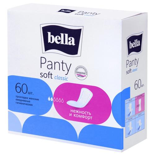 Белла Ежедневные прокладки Panty Soft Classic, 60 шт (Bella, Гигиенические прокладки)
