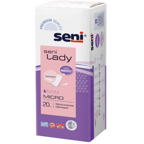 Сени Урологические прокладки для женщин Micro 7х18,5 см, 20 шт (Seni, Lady)