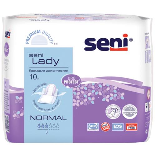 Сени Урологические прокладки для женщин Normal 10,5х28 см, 10 шт (Seni, Lady)