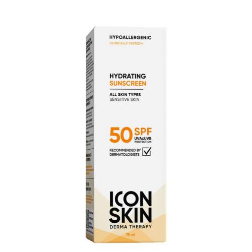 Айкон Скин Солнцезащитный увлажняющий крем SPF 50 для всех типов кожи, 75 мл (Icon Skin, Derma Therapy), фото-2