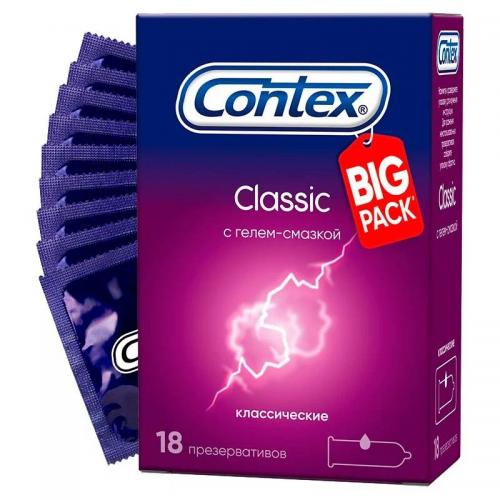 Контекс Презервативы Classic гладкие, 18 шт (Contex, Презервативы)