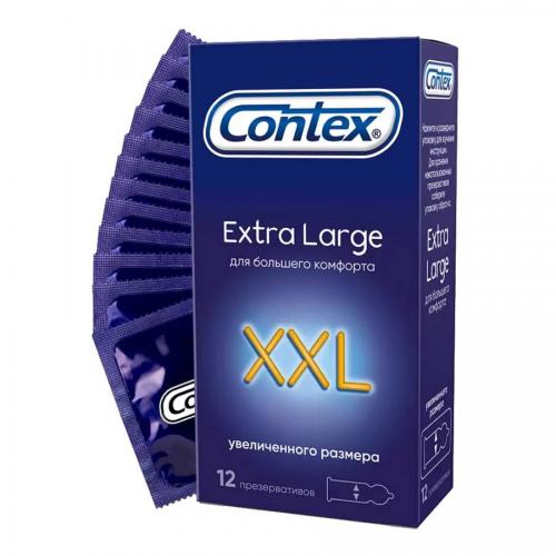 Контекс Презервативы Extra Large увеличенного размера, 12 шт (Contex, Презервативы)