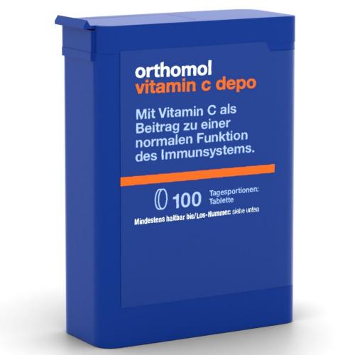 Ортомол Витаминный комплекс C Depo, 100 таблеток (Orthomol, Иммунная система)