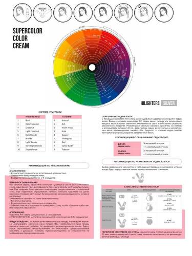 Арлис Стори Cтойкая крем-краска с кератином Supercolor Color Cream, 60 мл (Arli's Story, ), фото-4