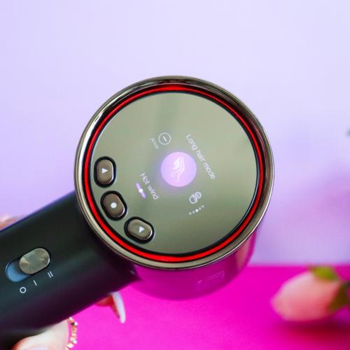Кьютэм Фен Touch Sensing Hair Dryer, темно-серый, 1 шт (Qtem, Pro Tools), фото-7