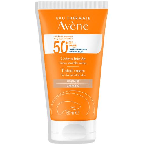 Авен Крем солнцезащитный тонирующий SPF 50+, 50 мл (Avene, Suncare)