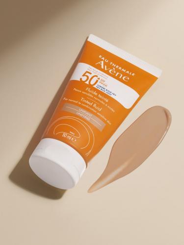 Авен Крем солнцезащитный тонирующий SPF 50+, 50 мл (Avene, Suncare), фото-10