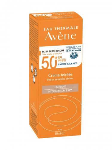 Авен Крем солнцезащитный тонирующий SPF 50+, 50 мл (Avene, Suncare), фото-12