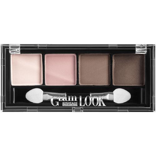Матовые тени для век Glam Look 4 оттенка, 4 г (Глаза)