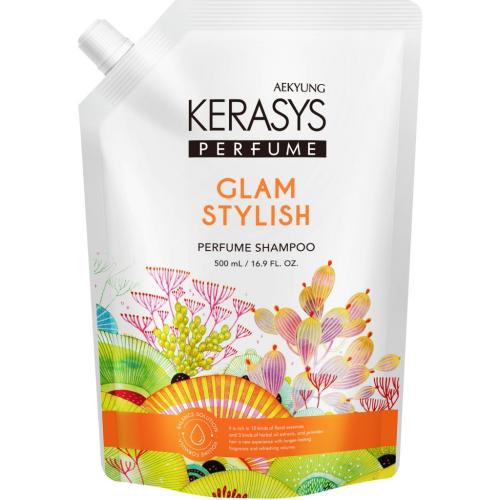 Керасис Шампунь для всех типов волос Glam Stylish, 500 мл (Kerasys, Perfumed Line, Гламур)