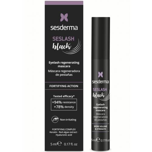 Сесдерма Тушь для ресниц восстанавливающая, чёрная, 5 мл (Sesderma, Seslash)