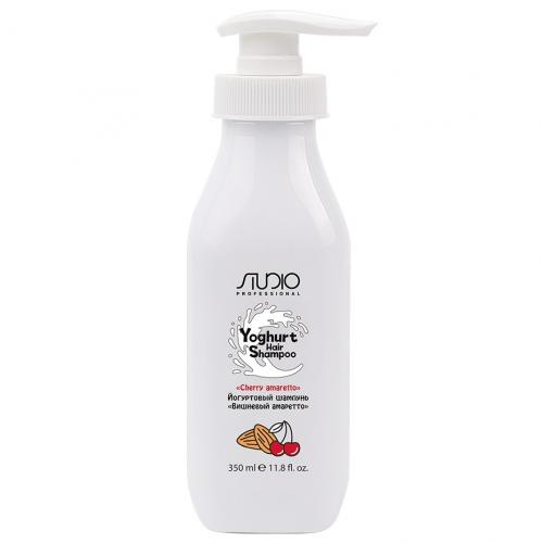 Капус Профессионал Йогуртовый шампунь для волос «Вишнёвый амаретто», 350 мл (Kapous Professional, Studio Professional, Йогуртовая серия)